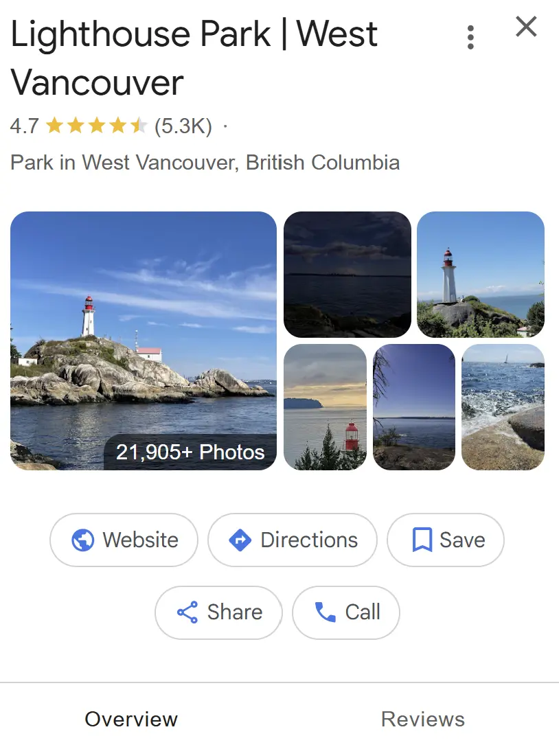 Lighthouse Park How to get there
