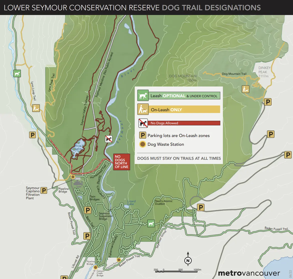 Lower Seymour Conservation Reserve Dog Trails