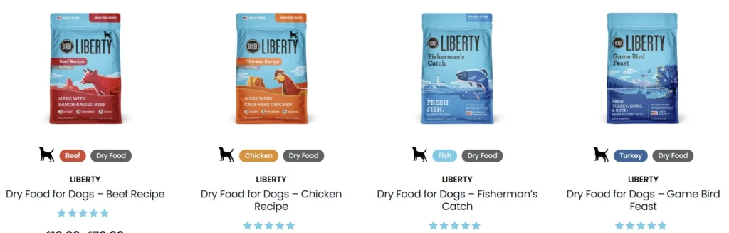 Best Grain-Free Dog Kibble in Canada (2025 Data-Driven Review) 55 Bixbi Liberty dry dog food