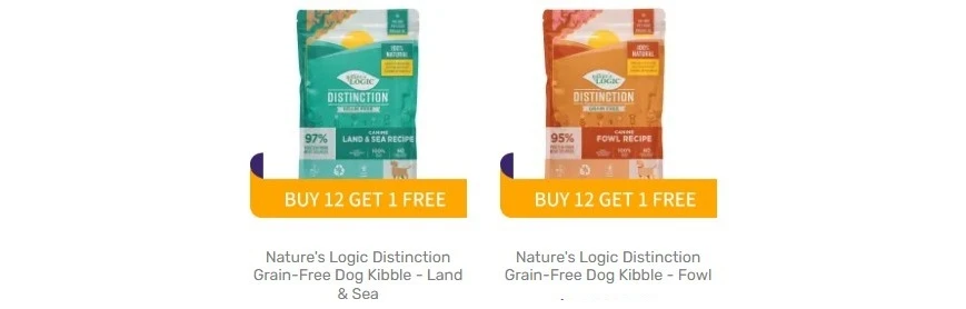 Best Grain-Free Dog Kibble in Canada (2026 Data-Driven Review) 61 Nature's Logic Distinction grain free dog kibble line at Moonlight Natural Pet Store