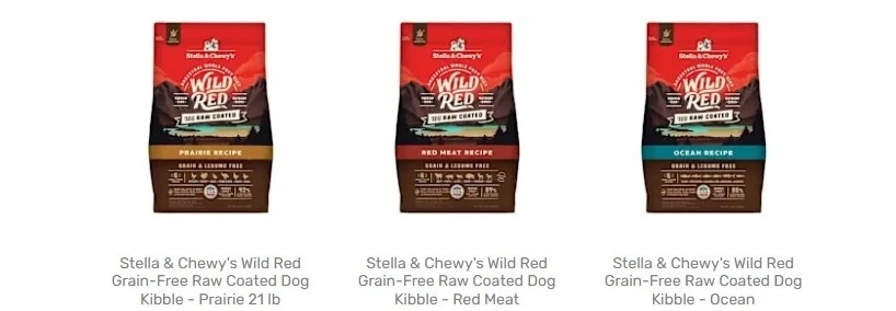 Best Grain-Free Dog Kibble in Canada (2026 Data-Driven Review) 63 Stella & Chewy's Wild Red Coated Grain free & legume free Dog kibble at Moonlight Natural Pet Store